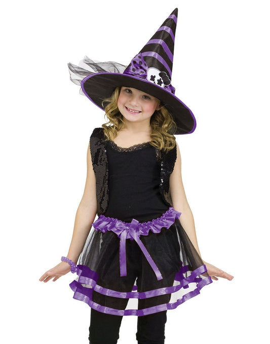 Halloween Witch cosplay Carnival Party childrens Girls Tutu Skirts