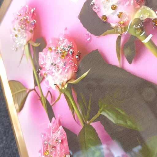 Crystal wall frames