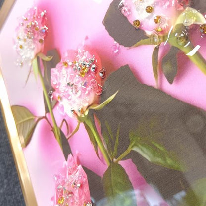 Crystal wall frames