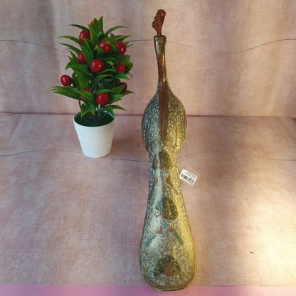 Brass peacock