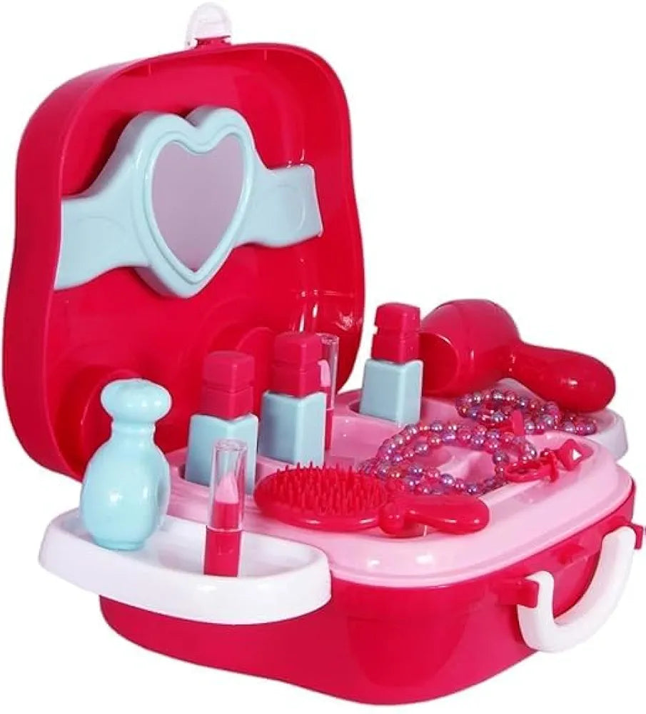 Toys Beauty Set Toys for Kids Age 3 years above Beauty Makeup Kit Pretend Play Cosmetic Set Toys Kids Role Games Tools Accessories Portable Suitcase