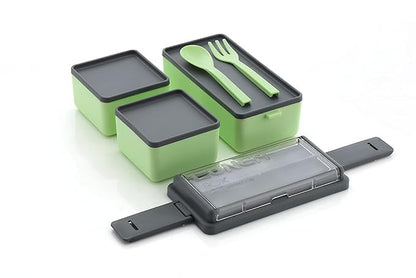 3 Compartment Lunch Box for Office Men and Lunch Box for Kids, Microwave Safe Lunch Box