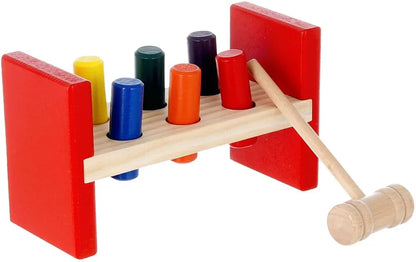 Hand Muscle Strengthening Wooden Hammer Toy For Kids