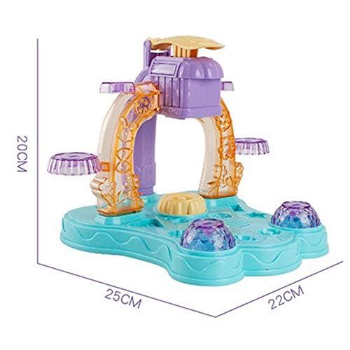 Ice Cream Color Play-Dough Toy Set for Kids Ice Cream Maker Dough with Music Light