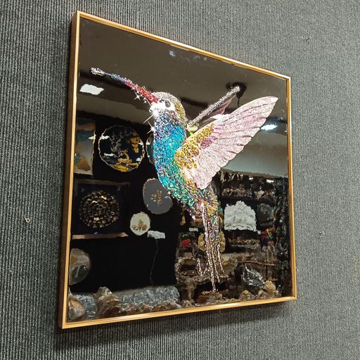 Crystal wall frames