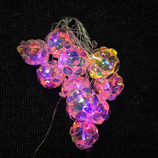 Decorative neon colours flower multicolour lighting set