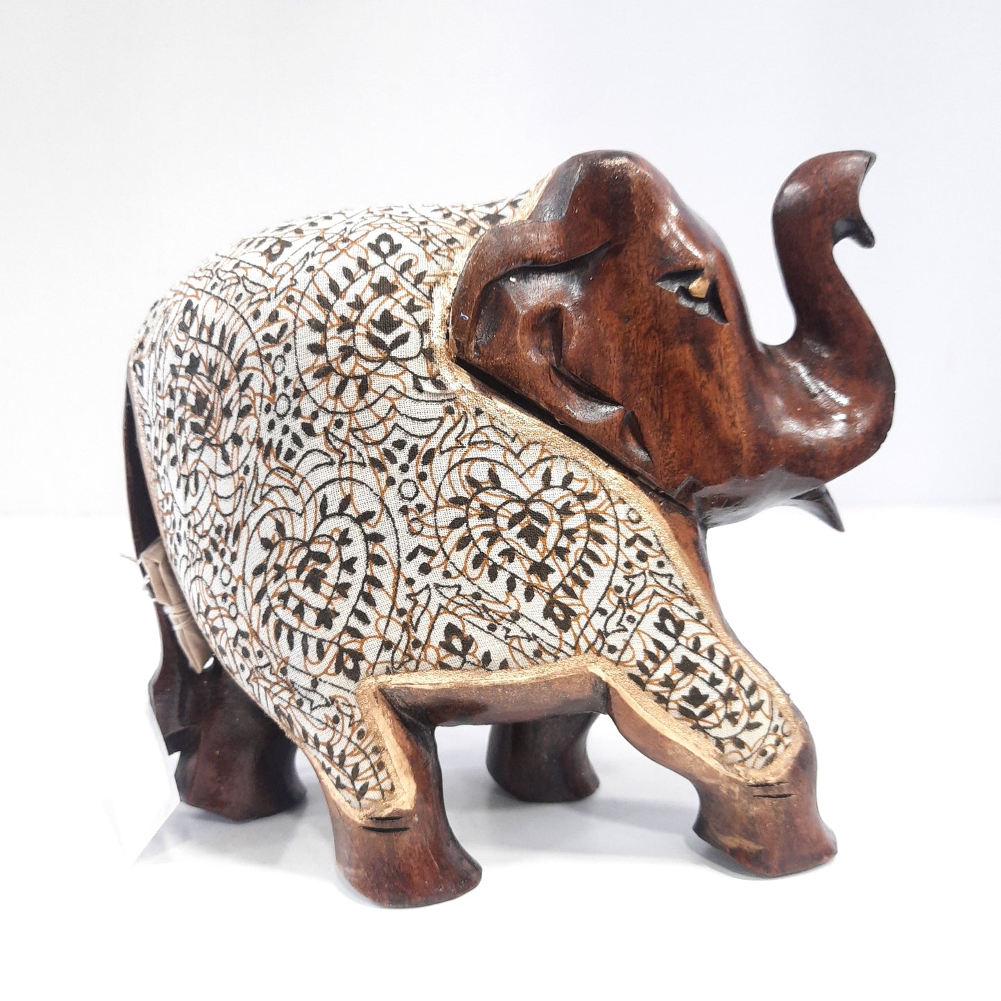 Wooden Elephant Fat T.UP With Cloth Oxod