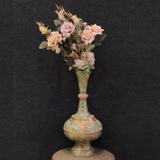 flower vase brass 04