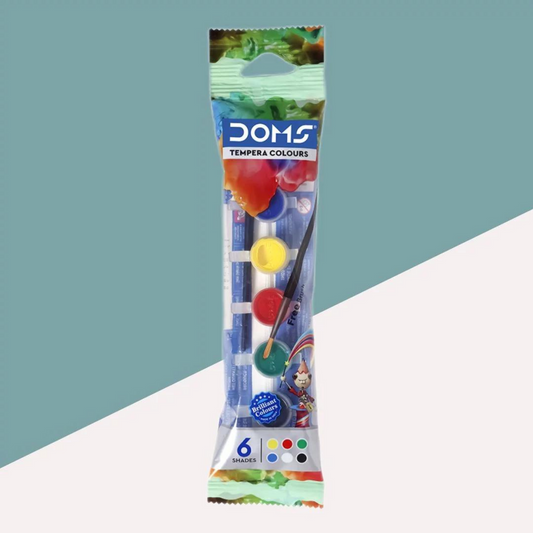 Doms pearl tempera colours 6 shades
