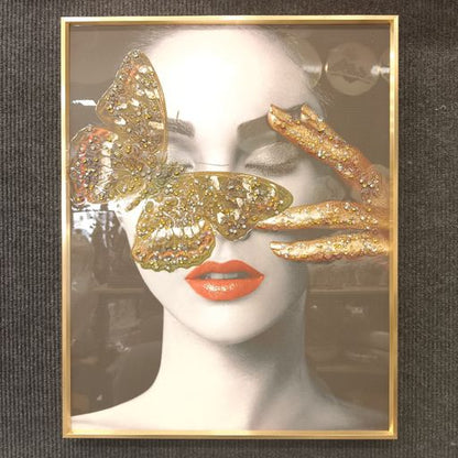 Crystal wall frames