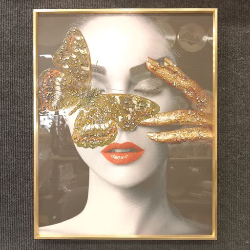 Crystal wall frames