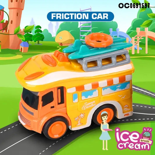 Picnic bus push toy