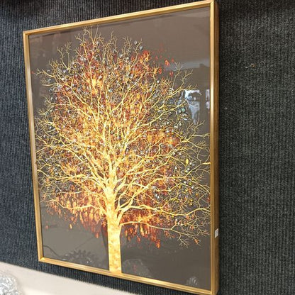 Crystal wall frames