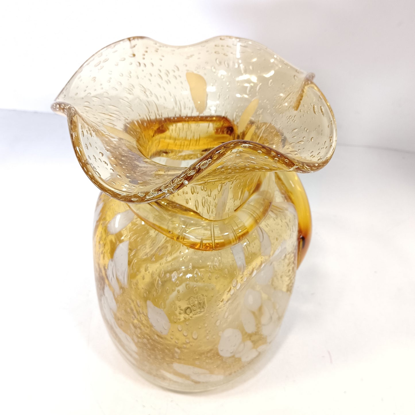 Specially hand moulded glass Flower vase