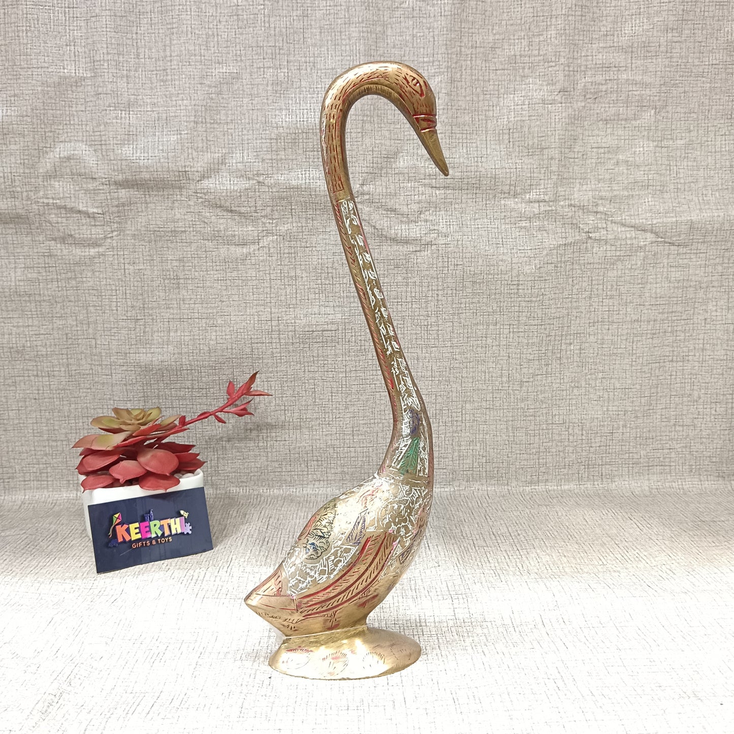 Brass Swan show piece