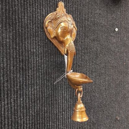 Brass Ganesh Diya