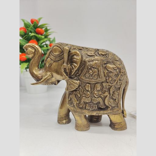 Brass Elephant 5 inch