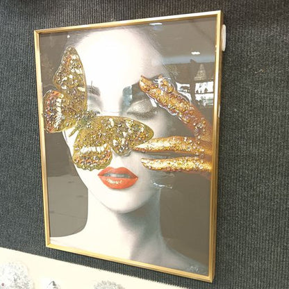 Crystal wall frames