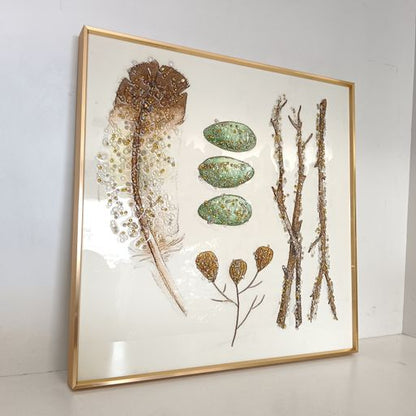 Crystal wall frames