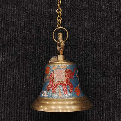 brass antique elephant designed bell
