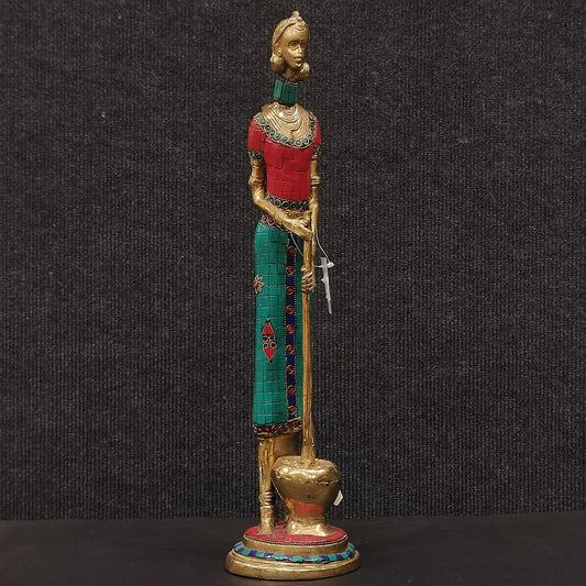 Brass lady R214