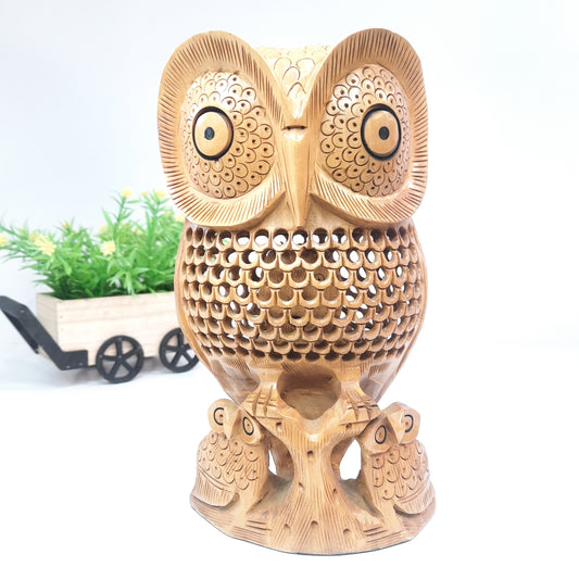 Wooden Owl U/Cut 2 Baby 6 Design