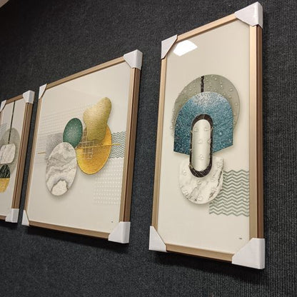 Crystal wall frames