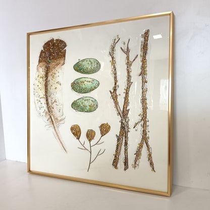 Crystal wall frames