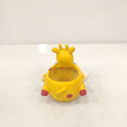 Ceramic cow cute mini Ceramic pot for home office desktop