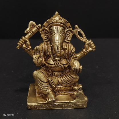 Lord Ganesha Brass Statue