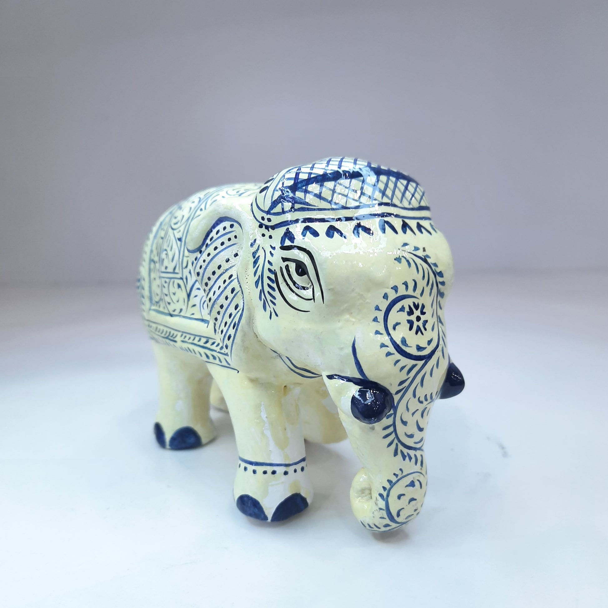Paper Machie Elephant T.D Painted
