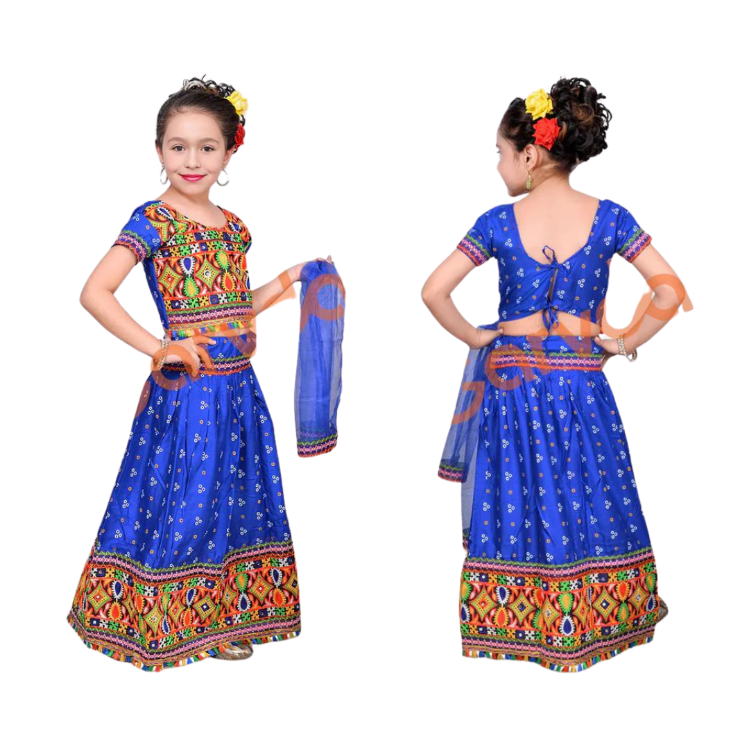 Gujrati Lahenga- Chaniya choli for kids