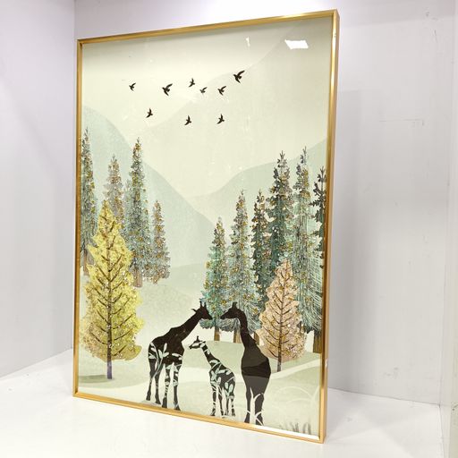 Crystal wall frames