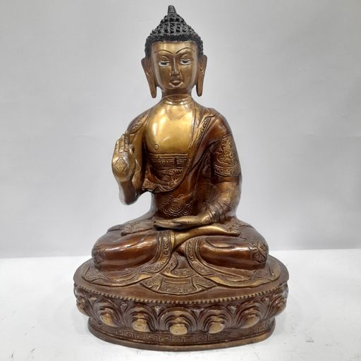 Brass Buddha idol