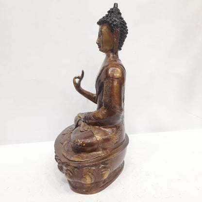Brass Buddha idol