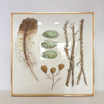 Crystal wall frames