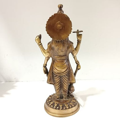 brass vishnu