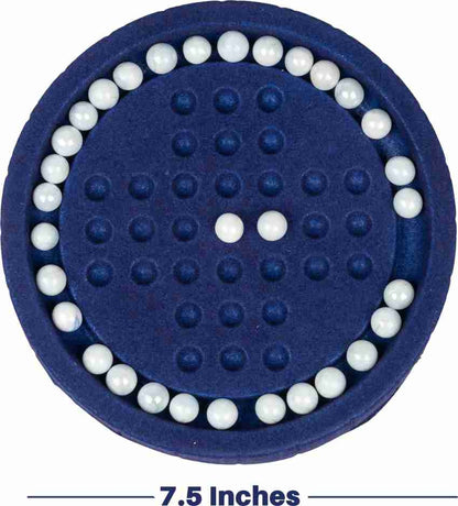 Junior Brainvita Game Pearl Finish Marbles A Brain teasting Game Easy to Carry Party and Fun Games Board Game