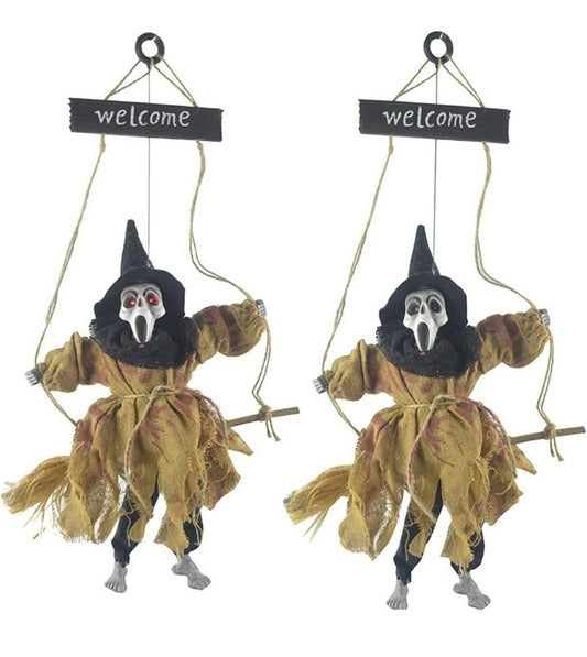 Welcome door hanging Halloween Decor