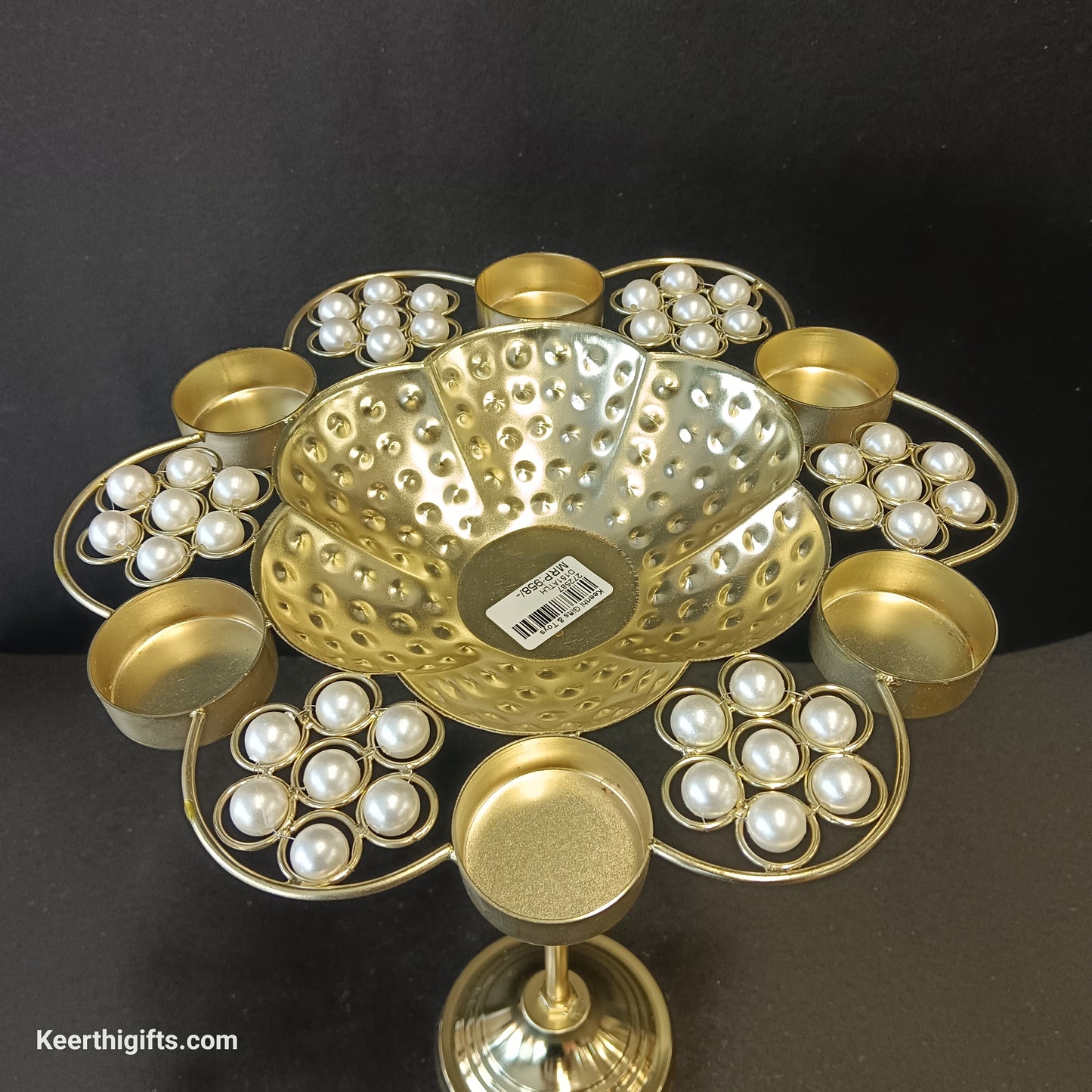 Long urli stand with candle or Diya holder