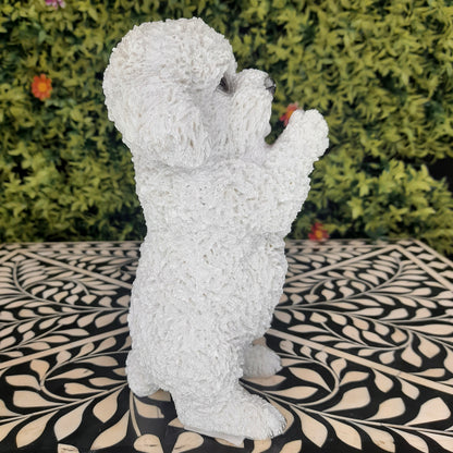 Cute realistic puppy