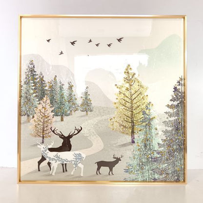 Crystal wall frames