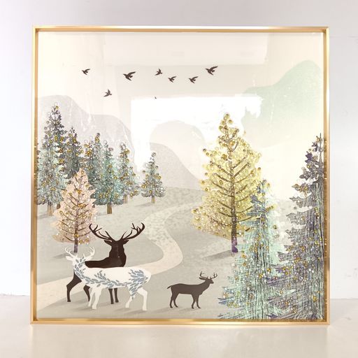 Crystal wall frames