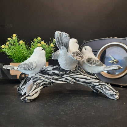 Dove seting on stem showpiece