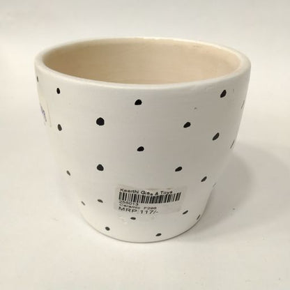 Ceramic Terracota with Plate Ceramic Pot/Planter Without Plant for Garden Indoor Home