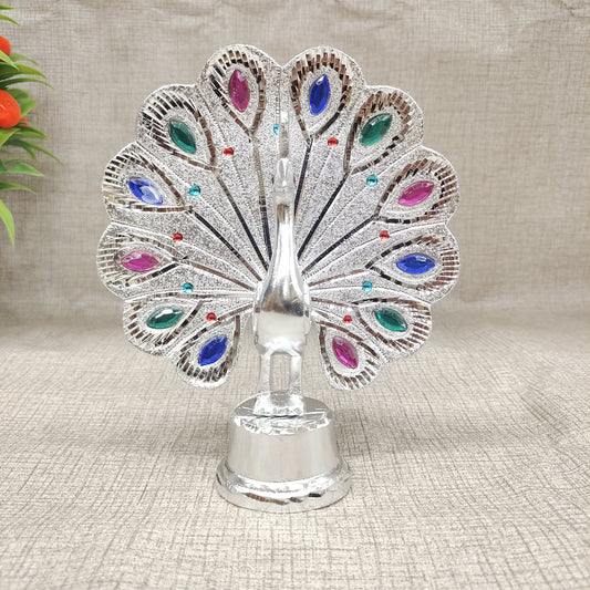Peacock meenakari showpiece