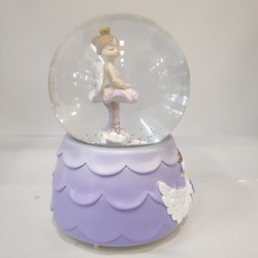 Swan Girl Snow globe