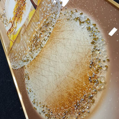 Crystal wall frames