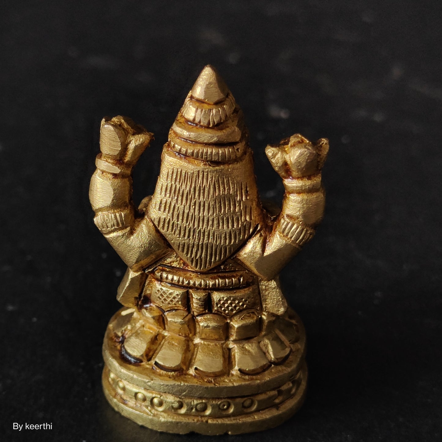 Goddess Lakshmi Brass Idol in Sitting Position