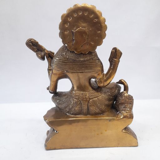 Brass saraswati idol
